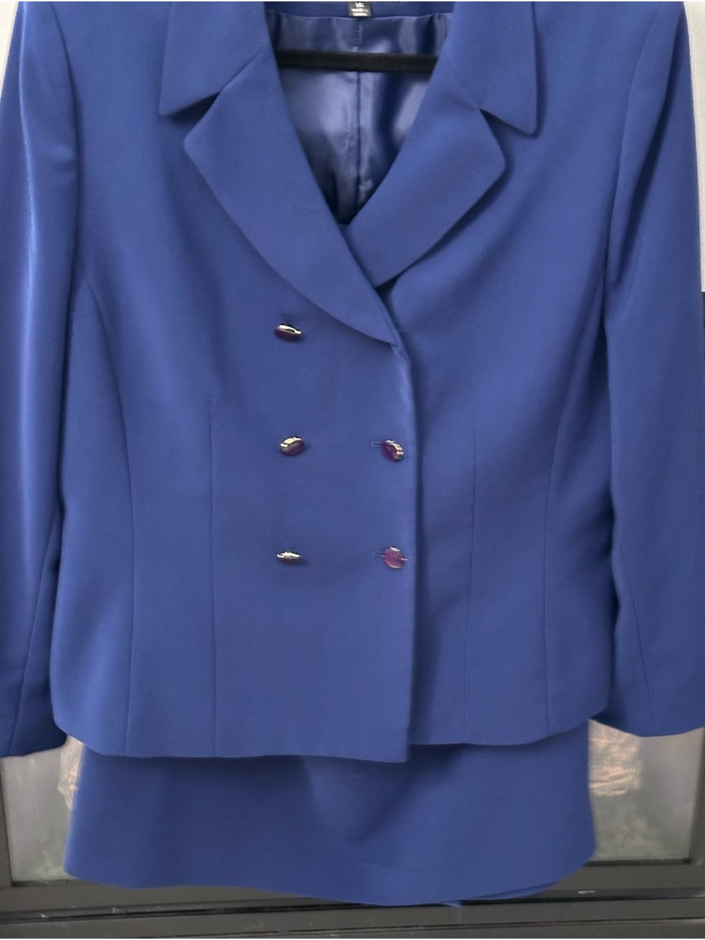 Le Suit Navy Blue Women's Blazer & Skirt Suit sz 14 #Business Suit #Women’s